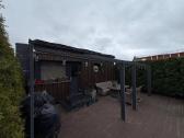 Metalinė terasa / pergola su tvirtinimo detalėmis