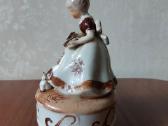 Muzikinė statulėlė iš porceliano / Aukštis 18 cm. - nuotraukos Nr. 2