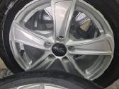 R-16 audi VW diskai su gerom m+s padangom5-112 - nuotraukos Nr. 2