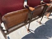 Fibrocit kino kėdės art deco, 3 vietos 1937-41 - nuotraukos Nr. 5