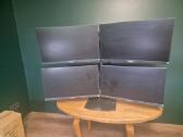 4 monitoriu stovas Ergotron Ds100 su monitoriais