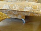 Sofa, fotelis, pufikas su dviem pagalvėm - nuotraukos Nr. 4