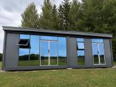 108 m² modulinis plieninio karkaso pastatas