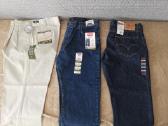 Dzinsai Levis, Wrangler, Khaki