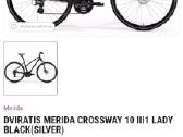 Dviratis Merida Crossway 10 III1 Lady black - nuotraukos Nr. 5