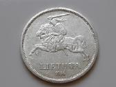 Lietuva 5 litai sidabras 1936 - nuotraukos Nr. 2