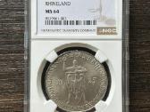 Vokietija 5 Markes 1925 D Rhineland Mgc Ms64