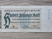 1923 m. Karaliaučius 100 000 milijonų markių