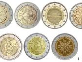 Kipro proginės 2 eurų monetos (Unc) Atnaujintas