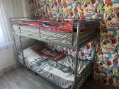 Ikea metalinė dviaukštė lova