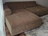 Kampine sofa - atnaujintas audinys, hr porolonai - nuotraukos Nr. 4