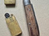 Ww2 žiebtuvėlis ir peiliukas