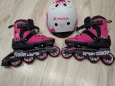 Vaikiški riedučiai Rollerblade Microblade su šalmu