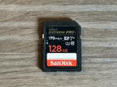 Sandisk Extreme Pro 128gb Sd kortelė