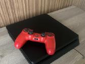 Ps4 Slim 500gb, kaip naujas, raudonas pultelis