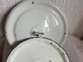 Senų ir labai senų laikų emaliuoti puodų dangčiai - nuotraukos Nr. 5