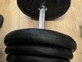Hanteliai 2x 36 kg ir daugiafunkcinis suoliukas - nuotraukos Nr. 2