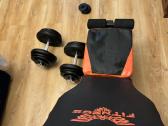 Hanteliai 2x 36 kg ir daugiafunkcinis suoliukas - nuotraukos Nr. 3