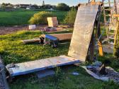 Lauko durys 200x100 estetinis defektas