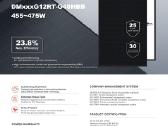Saulės moduliai Dmegc full balck stiklas/stiklas