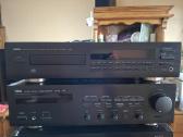 Yamaha resiveris ir CD grotuvas