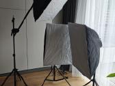 Nuolatinės šviesos studio apšvietimo rinkinys