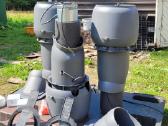 Vilpe ventiliaciniai kaminėliai 125 mm. Vilpe E190