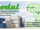 Jūrinių konteinerių nuoma ir pardavimas