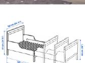 Ikea auganti lova su čiužiniu - nuotraukos Nr. 2