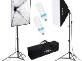Softbox rinkinys 2x 135w stiprumo