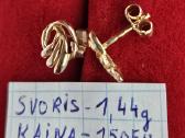 Ivairus auksiniai auskarai - nuotraukos Nr. 8
