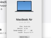 MacBook Air M4 13inch 16/256 su garantija - nuotraukos Nr. 3