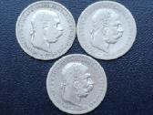1 krona 1893-95m. Austrija sidabras - nuotraukos Nr. 2