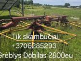 Grėblys dobilas, rulonų žnyplės - nuotraukos Nr. 2