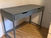 Ikea rašomasis stalas (pilkšvai mėlynas)