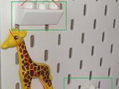 Lego Duplo Ikea Skadis Kaladėlės Su Kabliukais - nuotraukos Nr. 2