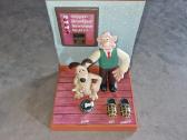 Wallace & Gromit kalbantis žadintuvas Wesco 1995m.