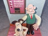 Wallace & Gromit kalbantis žadintuvas Wesco 1995m. - nuotraukos Nr. 3