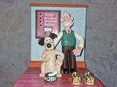 Wallace & Gromit kalbantis žadintuvas Wesco 1995m. - nuotraukos Nr. 8