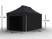 Prekybinė Palapinė 3x4,5 Juoda pigiau! - nuotraukos Nr. 2