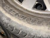 VW R16 ratai su Dunlop žieminėmis padangomis 215/6 - nuotraukos Nr. 6