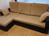 Naudota, tvarkinga sofa - lova, 230 cm
