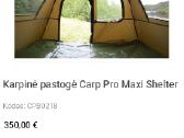 Palapinė žvejybai,nauja
