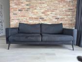 Tamsiai mėlyna sofa, 205 cm