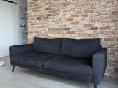 Tamsiai mėlyna sofa, 205 cm - nuotraukos Nr. 3