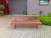 Lauko suolas 2m./80kg.kojos 44kg.atrestauruotos se - nuotraukos Nr. 3
