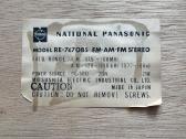 National Panasonic Re-7670bs - nuotraukos Nr. 8