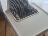 Ikea vaikiška kėdutė su padėklu ir paminkštinimu - nuotraukos Nr. 2