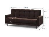 Minkšta sofa-lova „salsa“ su dėže patalynei - nuotraukos Nr. 3