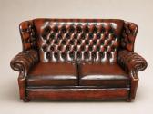 Chesterfield natūralios odos komplektas 3+2 - nuotraukos Nr. 2